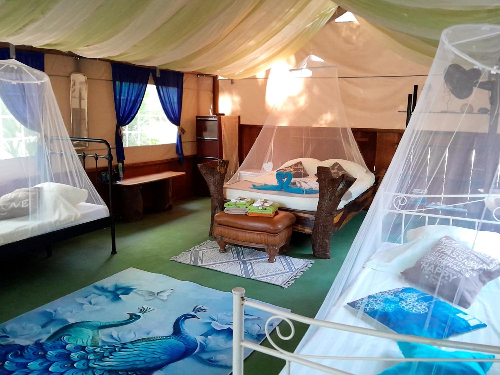 Fully Furnished Family Jungle Tent, Latino Glamping Paquera Dış mekan fotoğraf